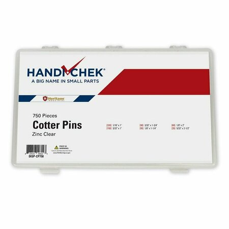 Heritage Cotter Pin Asst CSZ 750 pcs. DISP-CP750